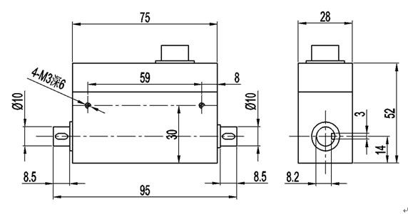 MH804B外形尺寸 MH804B外形尺寸